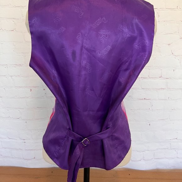 Tie Dyed Vest - Unisex - Purples & Pinks - Size Medium - Picture 5 of 11